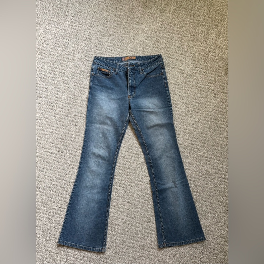 LEI Blue Flare Wide Leg Jeans